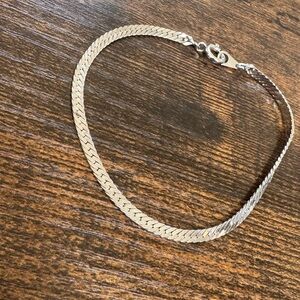 Silver Minimalist Snake Chain Bracelets